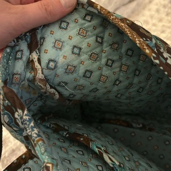 Women’s Vera Bradley Messenger Bag - Java Chip - Picture 8 of 14